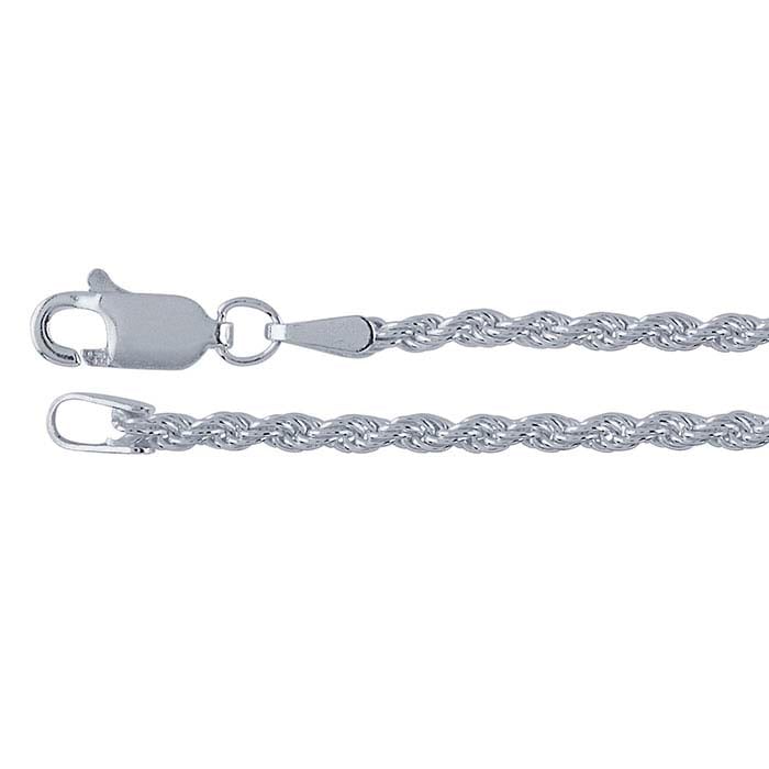 french rope chain with a lobster clasp